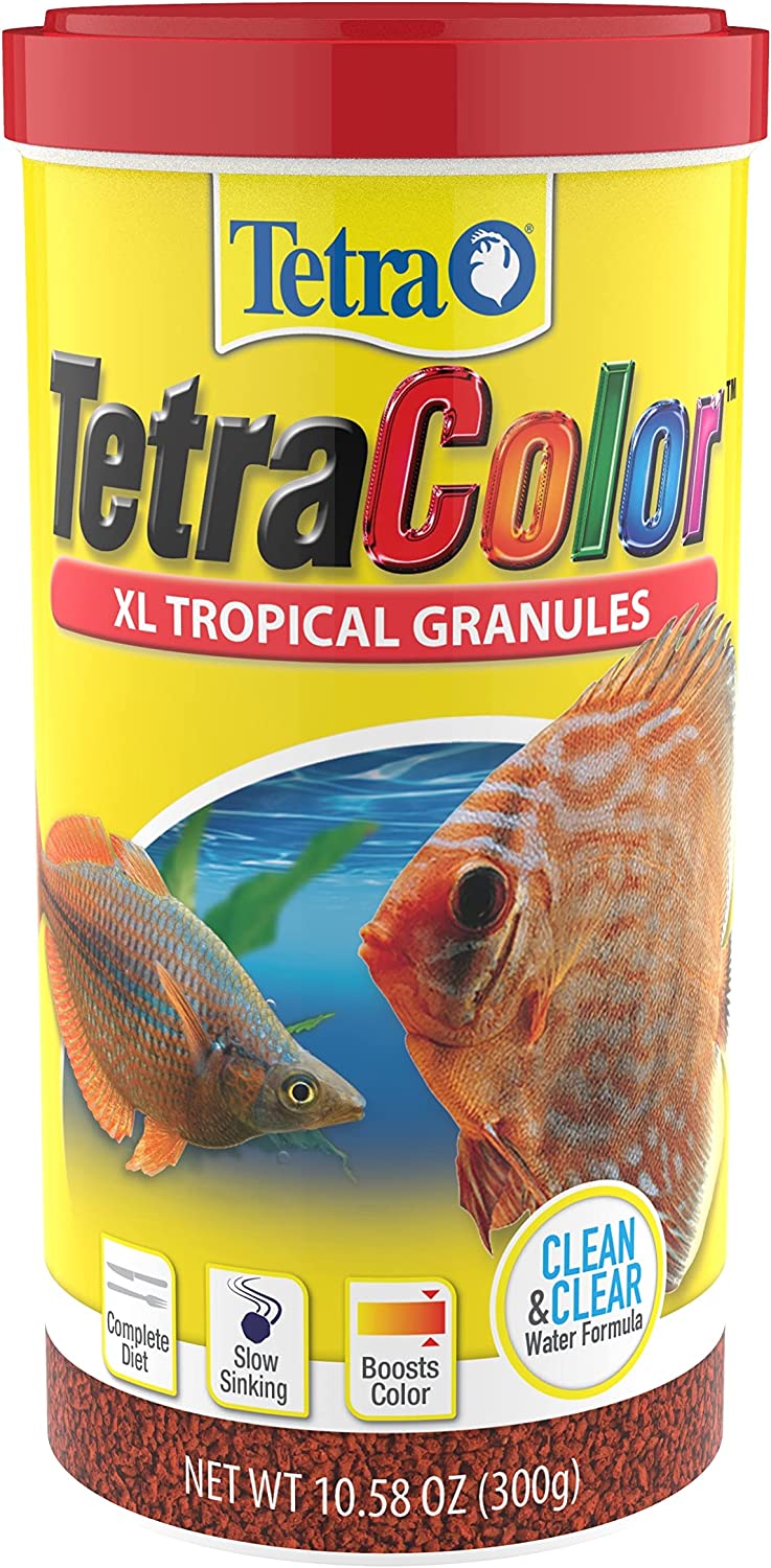 Tetra TetraCichlid Floating Pellets Fish Food, 6-Ounce