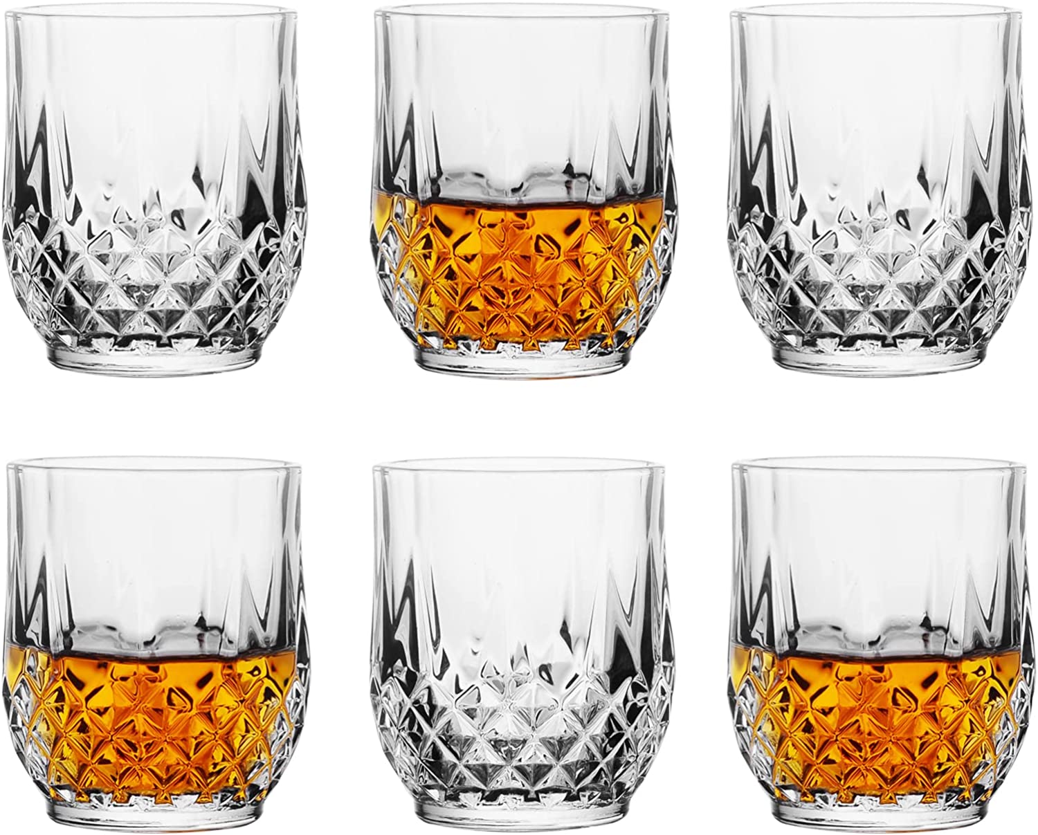 Vikko 1.5 Ounce Shot Glasses, Set of 12 Small Liquor and Spirit Glasses, Durable Tequila Bar Glasses for Alcohol and Espresso Shots, 12 Piece Mini