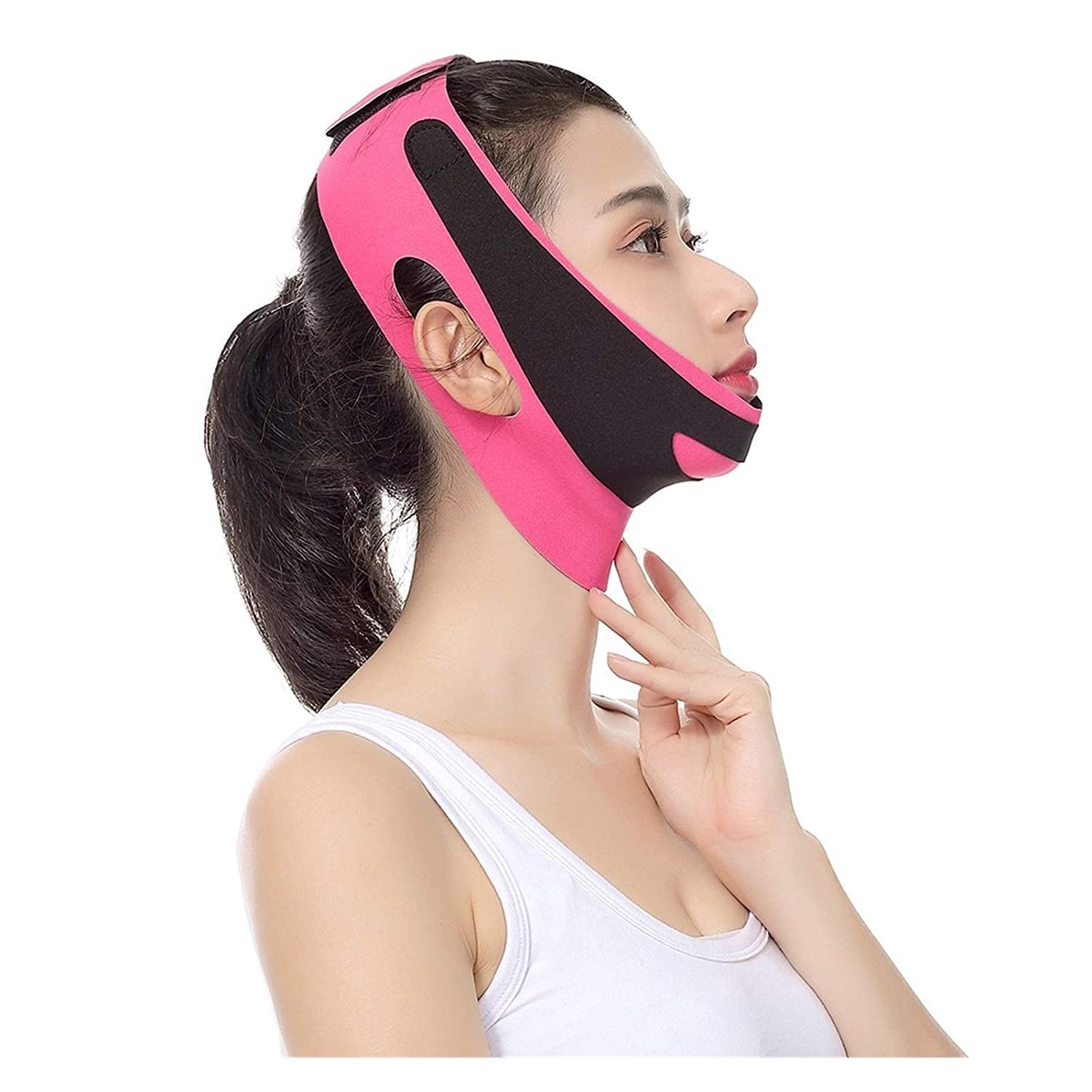 ParaFaciem Reusable V Line lifting Mask Facial Slimming Strap - Double Chin  Reducer - Chin Up Mask Face Lifting Belt - V Shaped Slimming Face Mask 