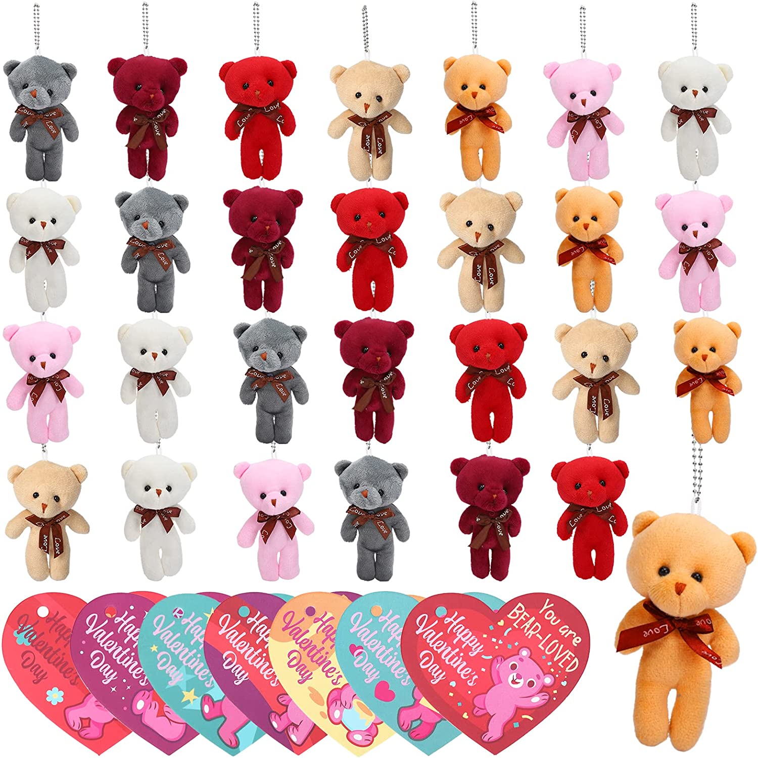 morismos 3 packs teddy bear stuffed animals plush