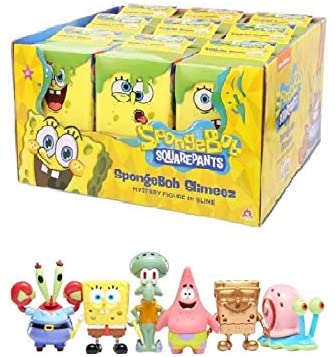 Wholesale Set of 9 Pieces Spongebob Squarepants Slimeez Figures - 9 ...