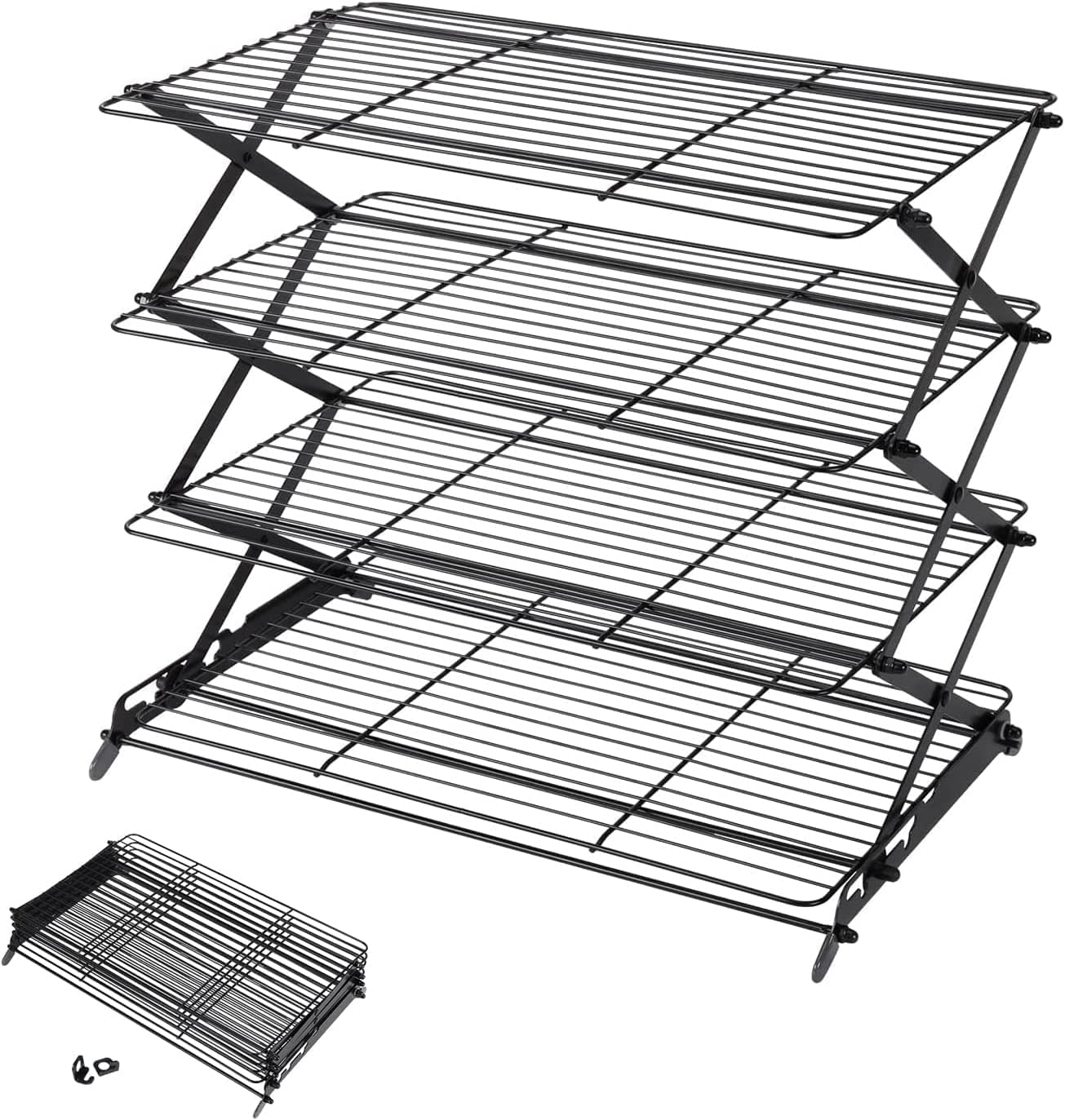 Nordic Ware 43343 Oven Safe Nonstick Baking & Cooling Grid (1/2  Sheet), One Size, Steel: Home & Kitchen