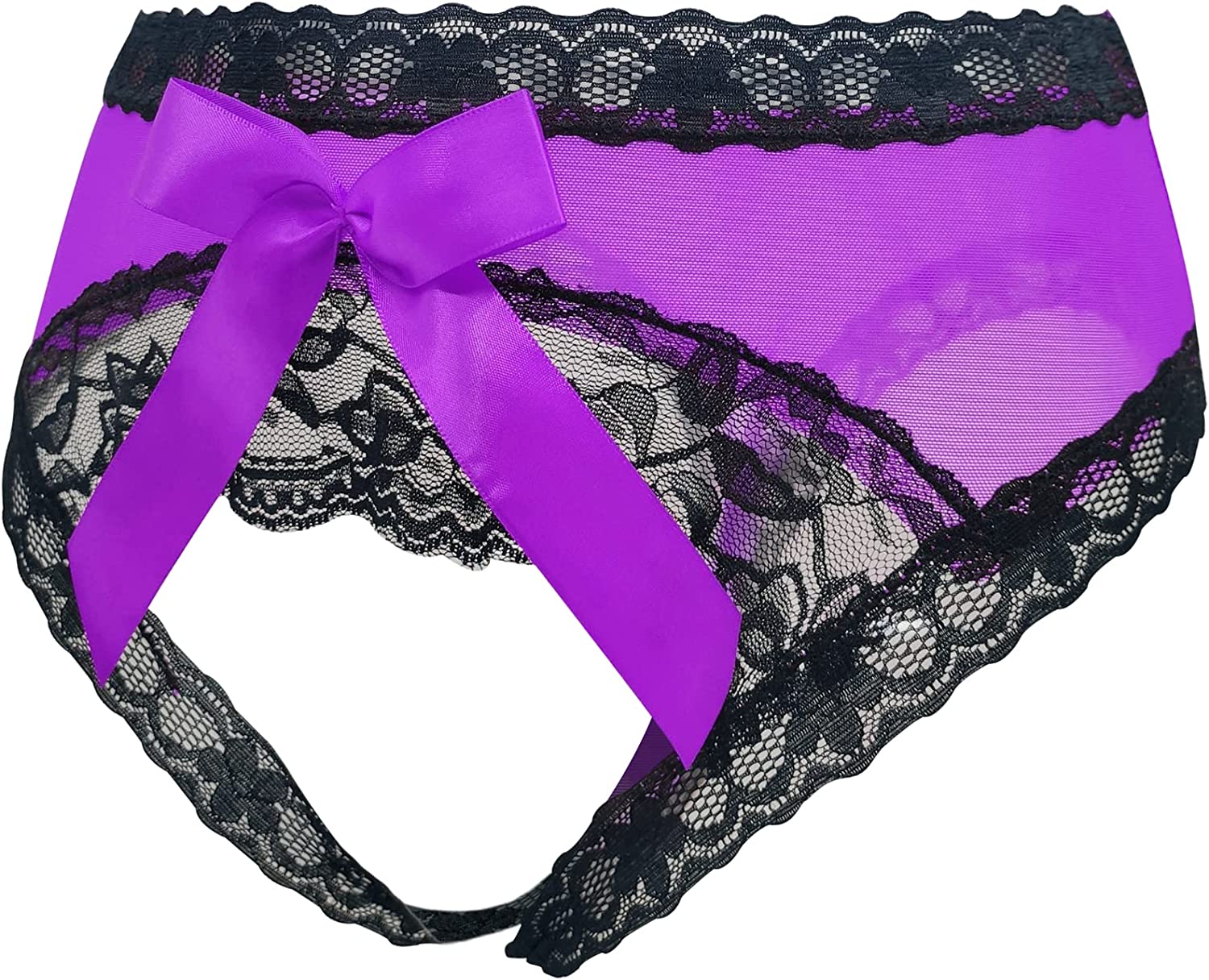 Sofishie Sexy V-Back Open Crotch Panties - Purple - Small : :  Clothing, Shoes & Accessories