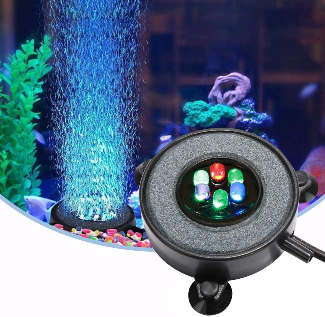 HCDMRE LED Air Bubble Light Aquarium Light Underwater Submersible