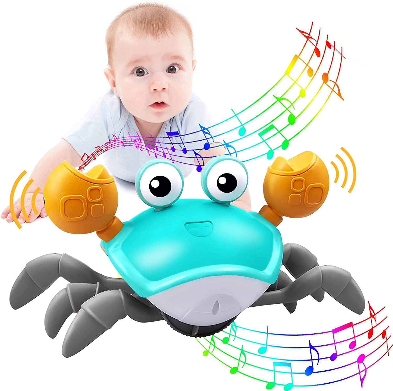 Move2play, Feed The Fish, Interactive Toddler & Baby Toy, One Year Old Birthday Gift for Boys and Girls