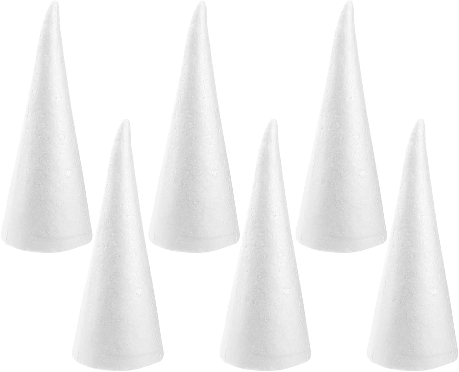  12 Pcs Foam Cones for Crafts 5.9 Inches Cones Arts and