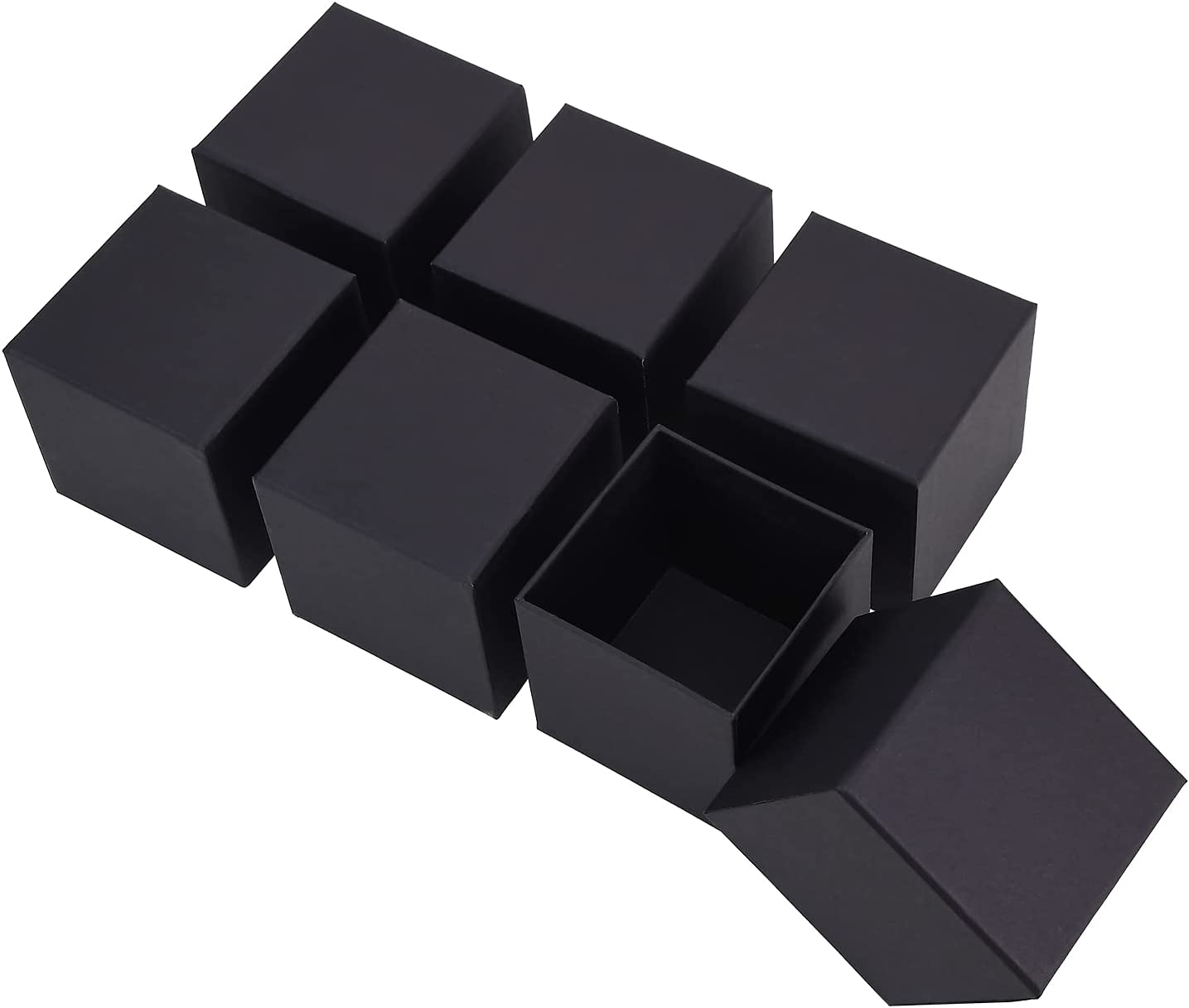 Square Gift Boxes with Lids for Presents Velvet Nesting Gifts Box