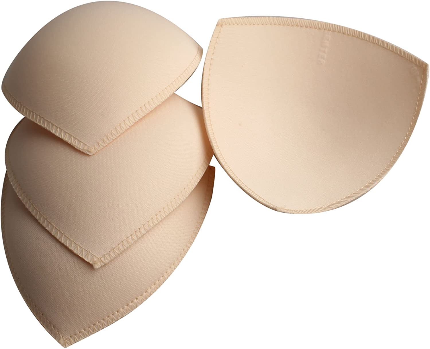 TopBine Removable Bra Pads Inserts Women's Comfy Sports Cups Bra Insert for  Bikini Top Swimsuit, A/B Black