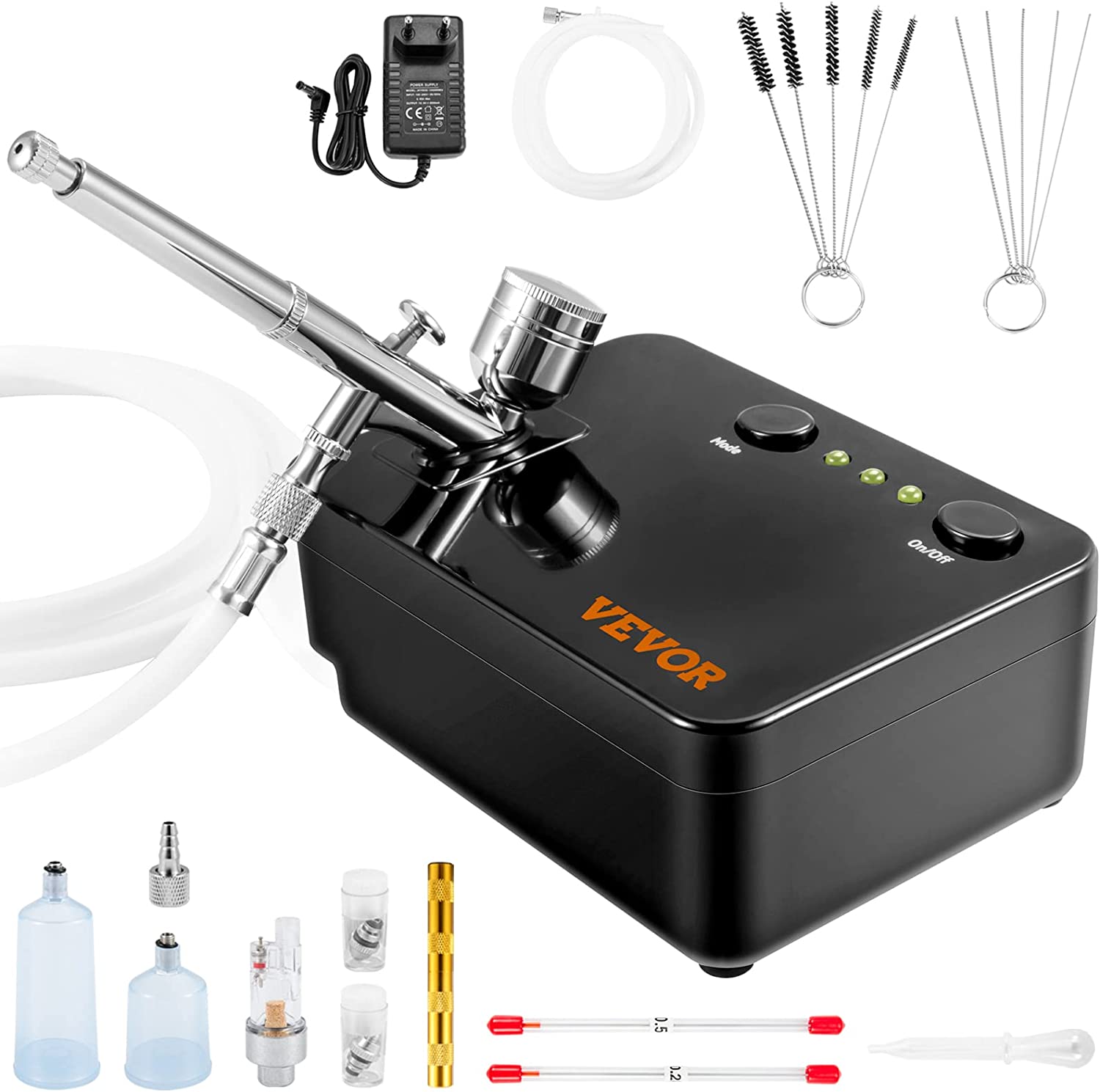  Saudoli 46 PSI Airbrush Kit With Compressor - Double