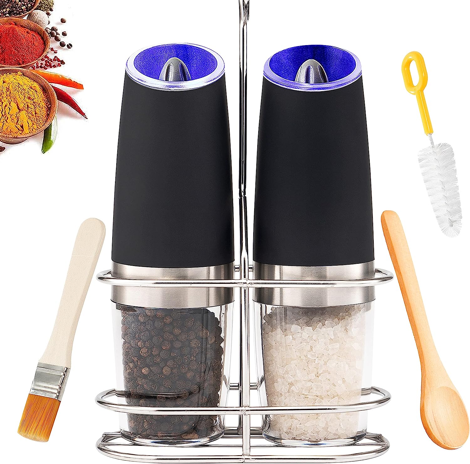 innhom Electric Salt & Pepper Mill Set