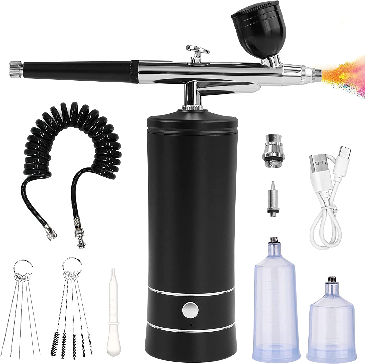  Airbrush Kit with Compressor, Miaphie Air Brush