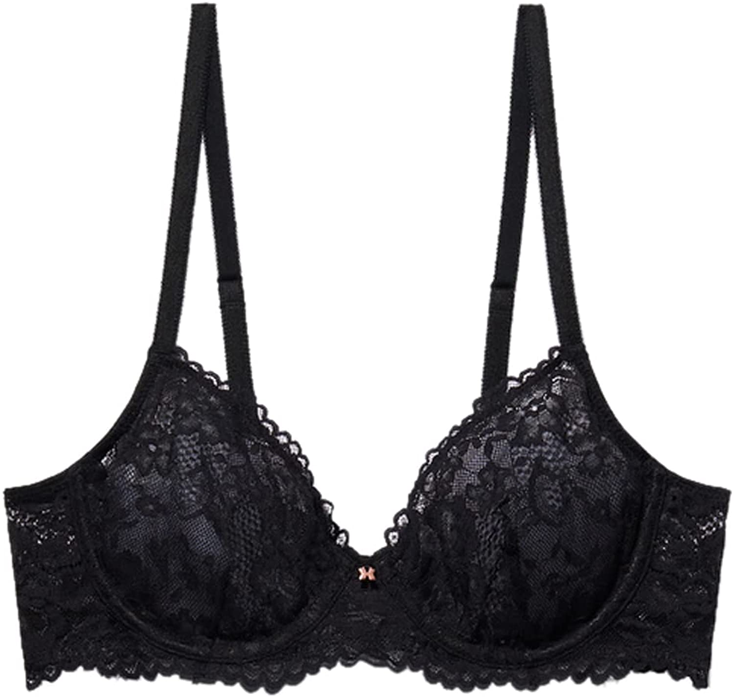 Savage X Fenty, Women's, Cold-Hearted Snake Unlined Lace Demi Bra 