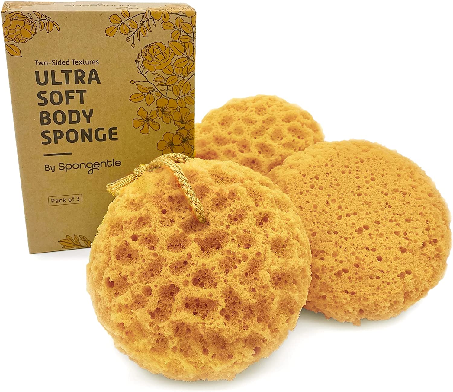 Aquasentials Classic Soft Bath Sponge (2 pack)