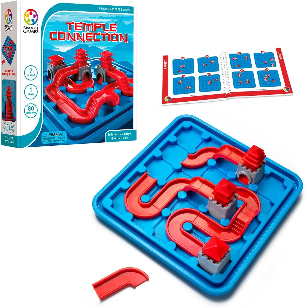 SmartGames Grizzly Gears Game with 80 Challenges for Ages 7 - Adult