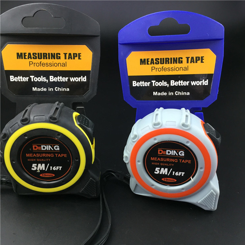 Wholesale Portable Waterproof Deding Steel Tape Measure 5M/FT Waterproof