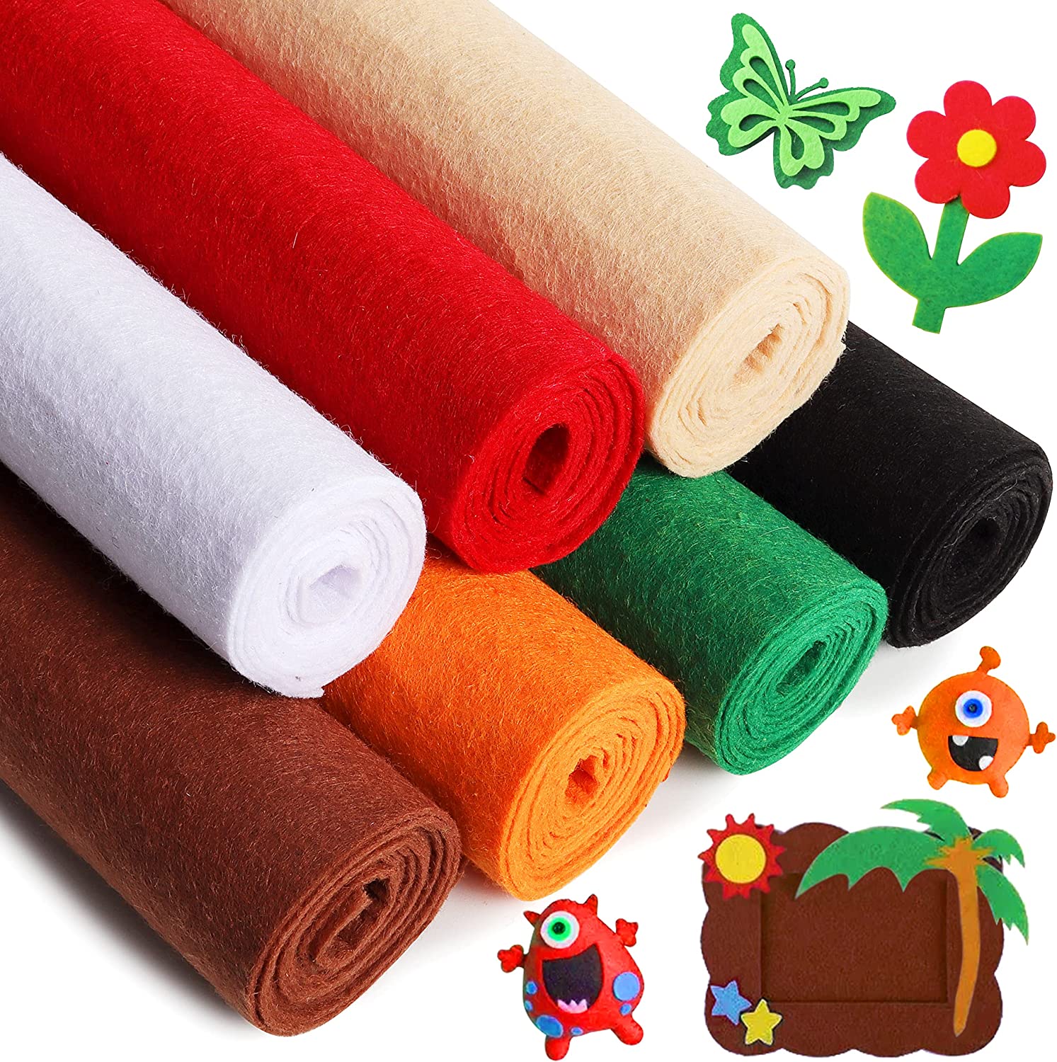 Felt Fabric by the Yard 72 Width Acrylic Felt Thick Felt Non Woven Material  Felt Used for DIY at Wholesale Price 