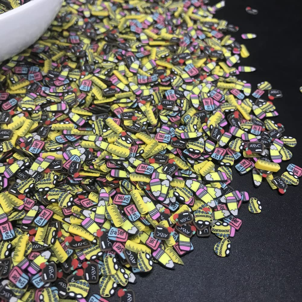 EHOPE Fake Sprinkles Fruit Nail Art Slices Clay Sprinkles Polymer