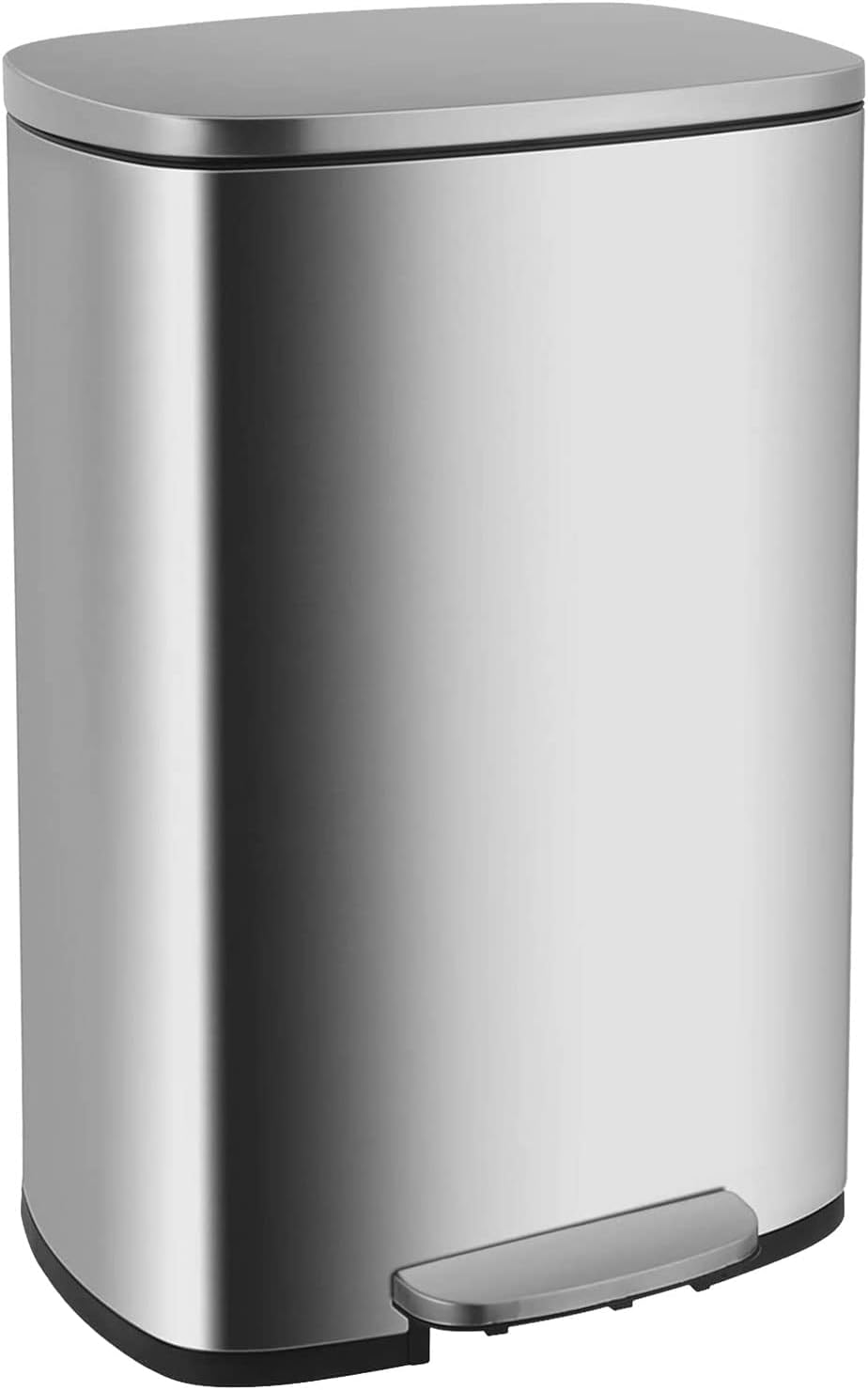 Goplus Automatic Motion Sensor Trash Can, 8 Gallon /30 L Touchless Trash  Bin with Soft Close Lid, Round Stainless Steel Waste Bin, Smart Electric