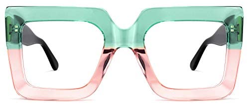 Women's Fashionable Oversized Non-prescription Glasses Frames