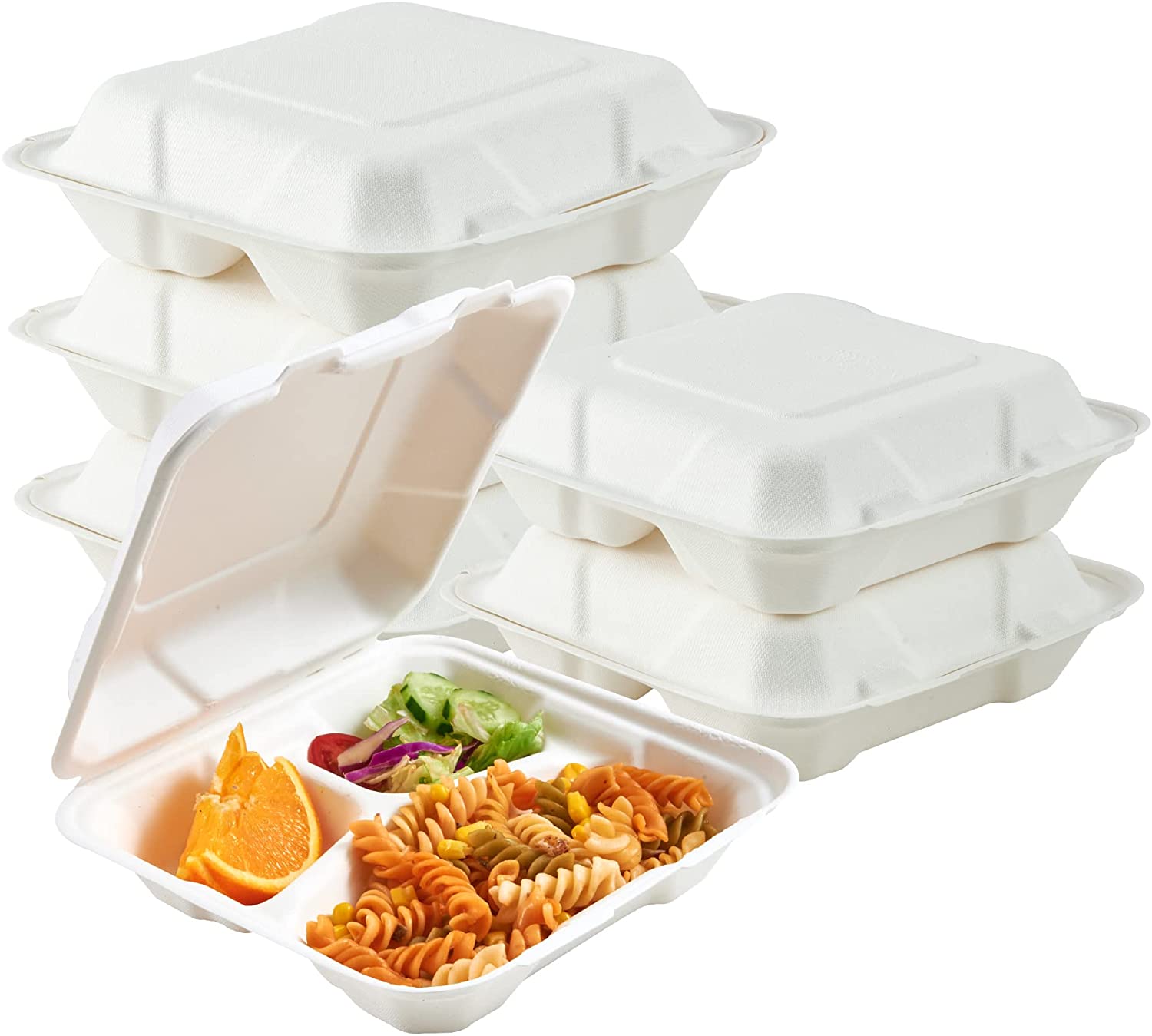 JoyServe joyserve deli food containers with 54 lids - (48 sets) 24