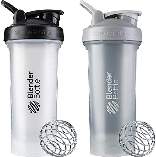 Shaker Bottles for Protein Mixes, 28 oz, 2 Pack, 2 Colors, Protein Shaker  Bottle with Wire Whisk Ball - Mr. Pen Store