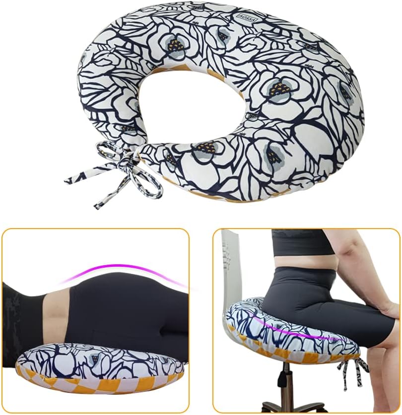 Anti Cellulite BBL Pillow After Surgery, BBL Pillow for Sitting Sleeping  Driving, Hemorrhoid Pillow Seat Support Cushio for Butt with Hole, Butt  Donut