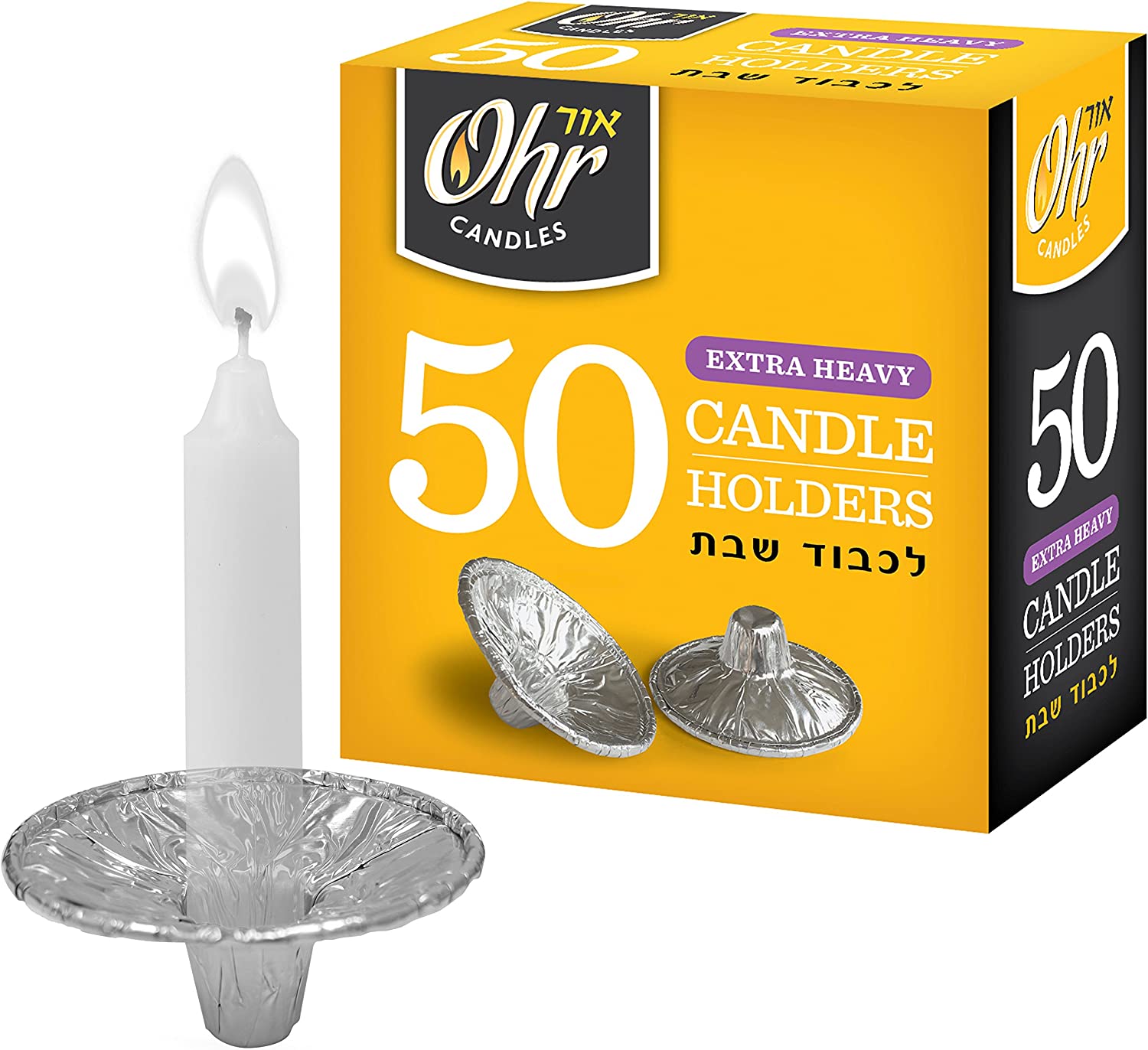 Ohr Tea Light Candles - 100 Bulk Pack - White Unscented Travel, Centerpiece