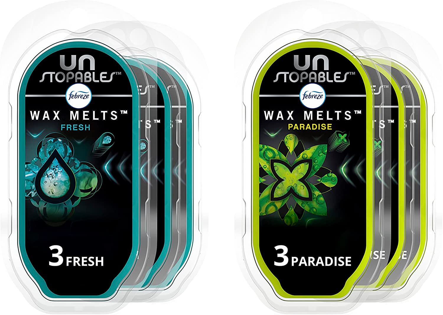 Febreze Wax Melts Air Freshener, Gain Moonlight Breeze, 2.75 oz Each (Pack of 8)