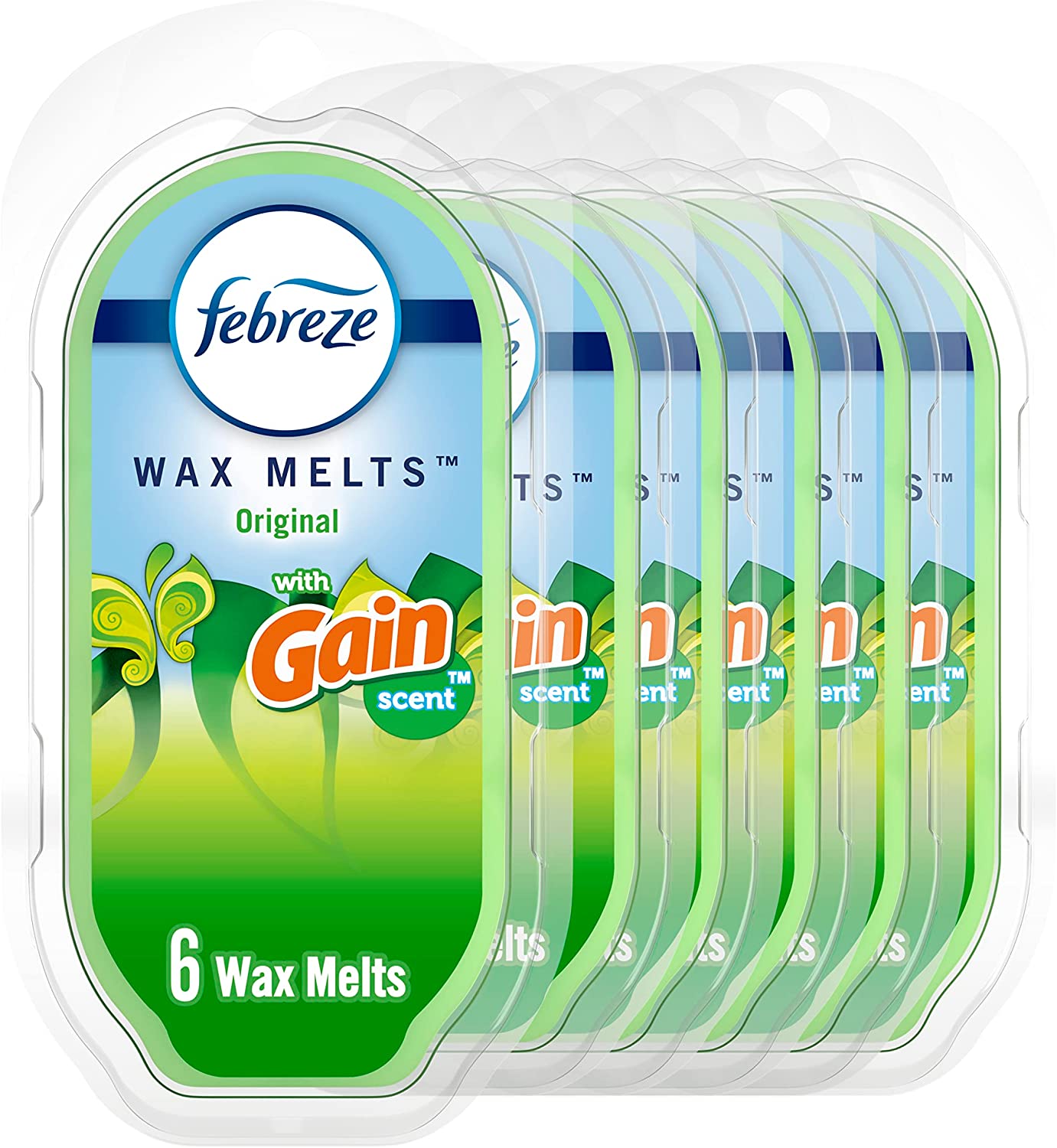  Febreze Unstopables Premium Wax Melts - Fresh Scent - 8 Count Wax  Melts Per Package - Net Wt. 3 OZ (85 g) Per Package - Pack of 3 Packages :  Health & Household