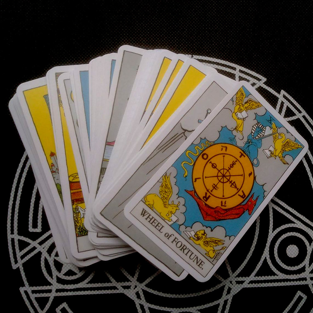 Wholesale LittlePaprika Tarot Cards Set 78-Card Deck Waite Tarot Cards Deck with English ...