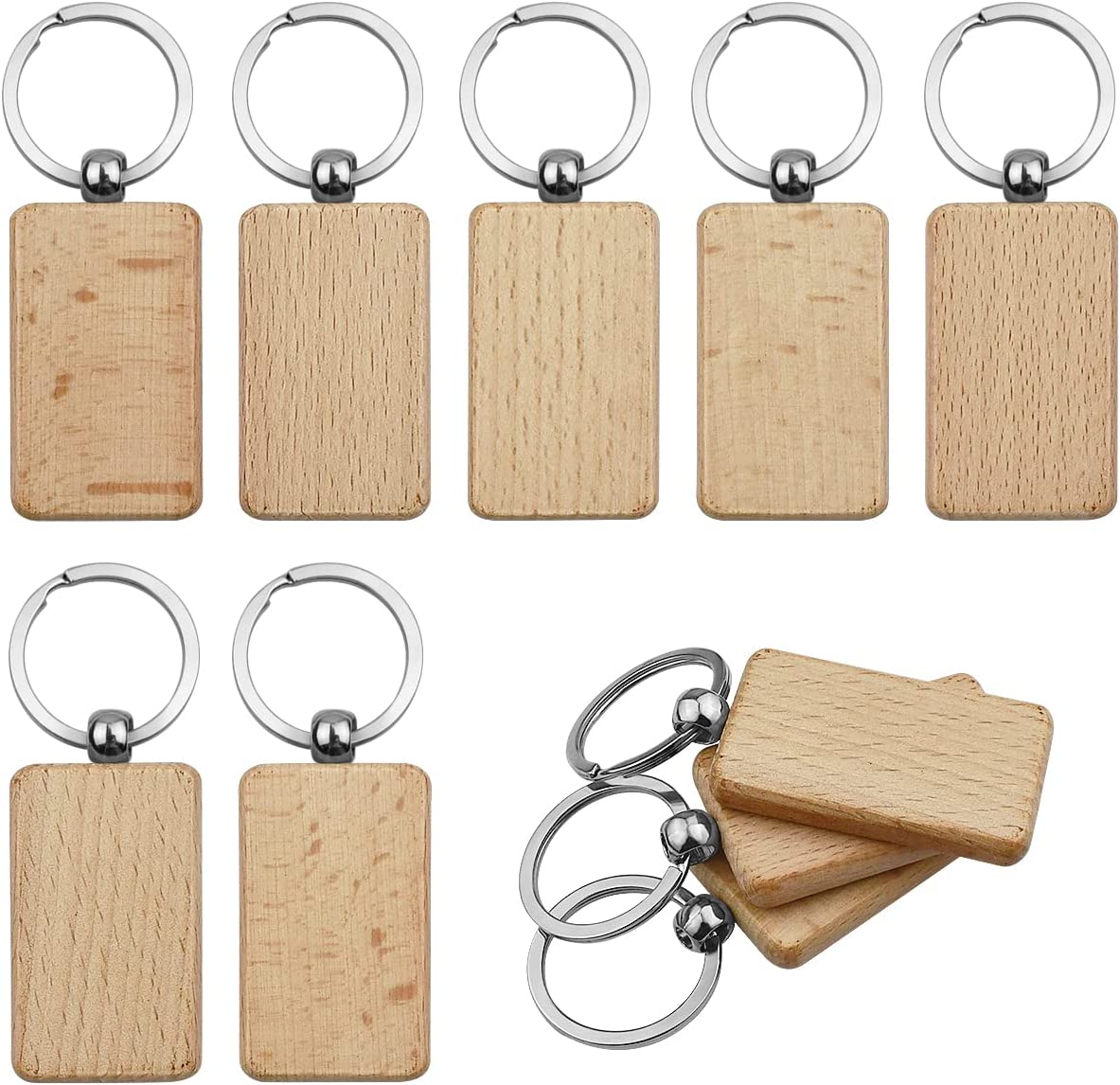 25pcs Leather Wood Keychain Blank, Wooden Keychain Blanks with Leather  Strip Engraving Blanks Wood Blanks Unfinished Wooden Key Ring Key Tag  Crafts Supplies - Yahoo Shopping