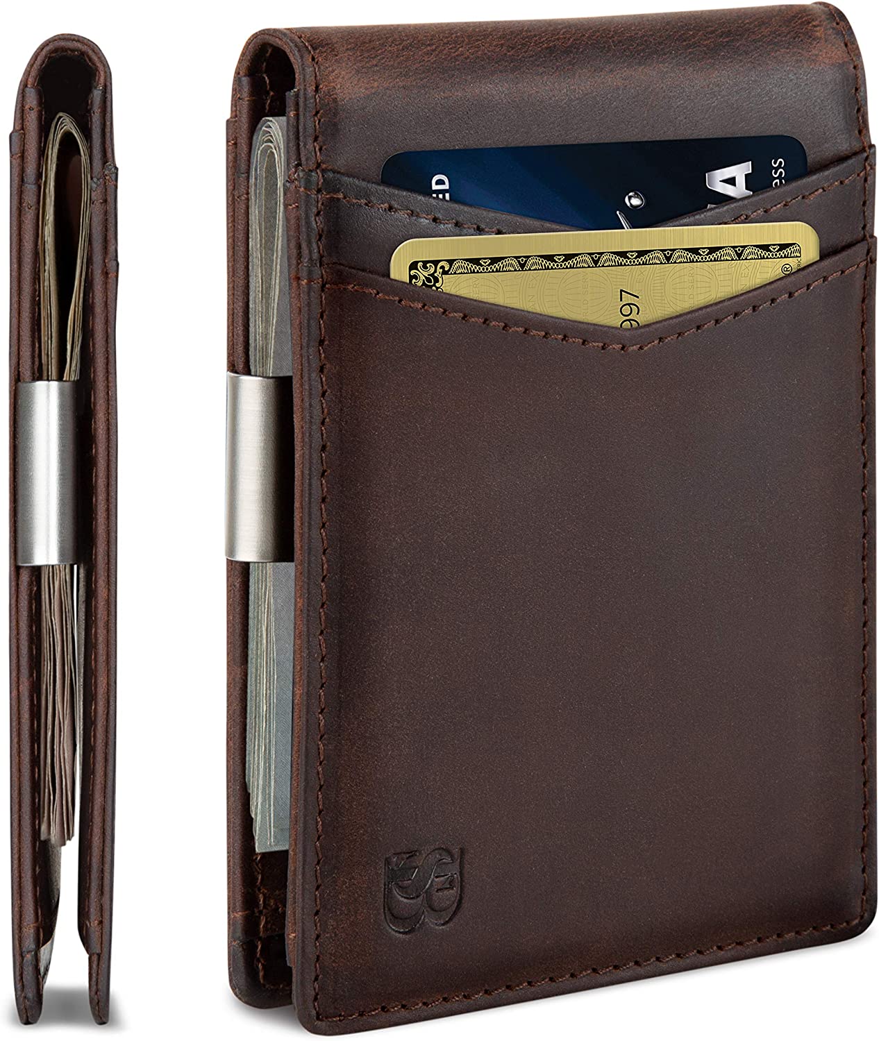 Wholesale Accept Custom Logo Low Moq 8562 Leather wallet Men Pocket Coin  Purse Minimalist Money Clip Wallet Button billetera para hombre From  m.