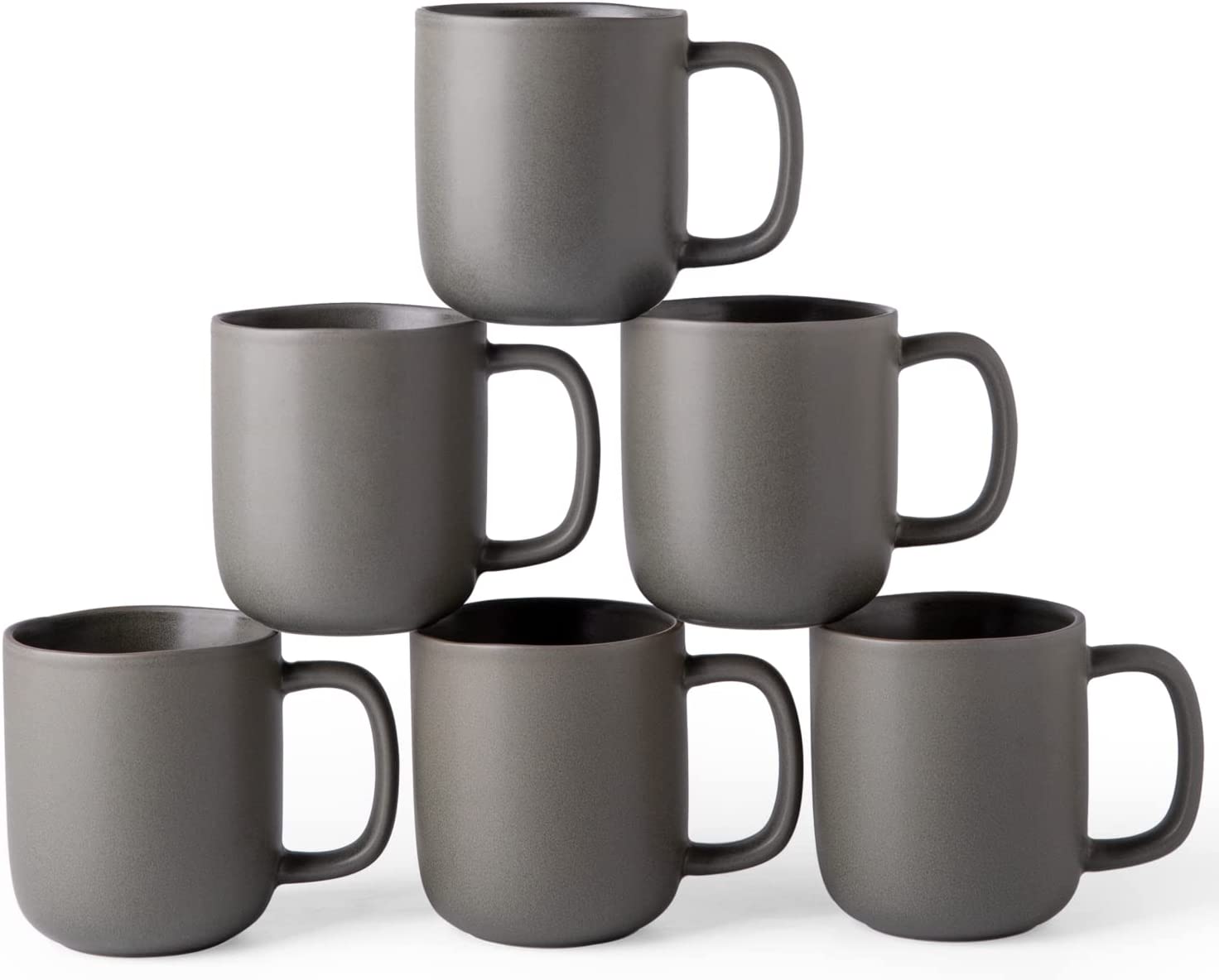  AmorArc 16oz Coffee Mugs Set of 6, Large Ceramic Coffee Mugs  for Man, Woman, Dad, Mom, Modern Coffee Mugs Set with handle for  Tea/Latte/Cappuccino/Milk/Cocoa. Dishwasher&Microwave Safe, Multi : Home &  Kitchen