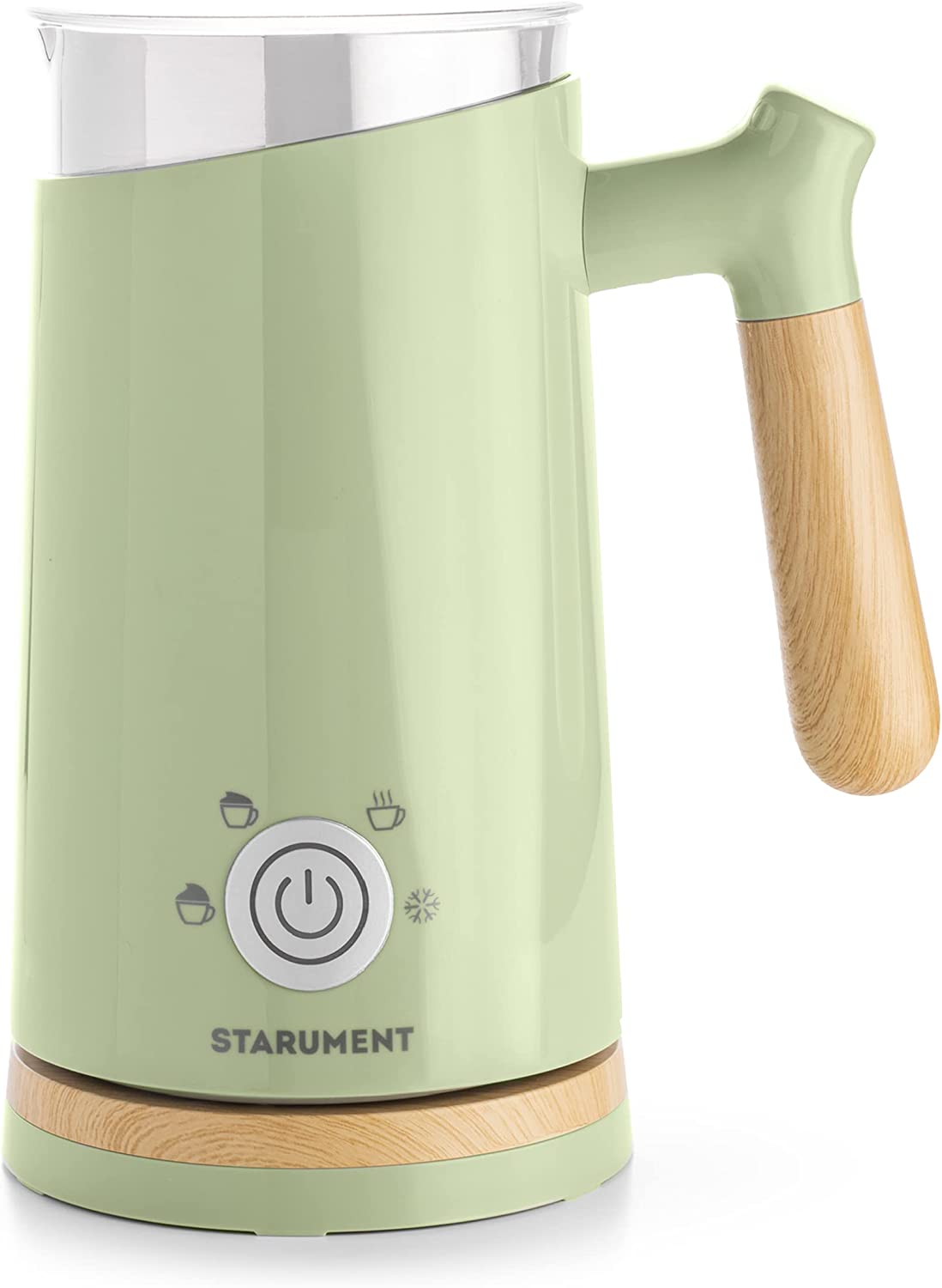 Milk Frother, EZBASICS Electric Milk Steamer, 8.4Oz/250Ml Automatic Hot and  Cold