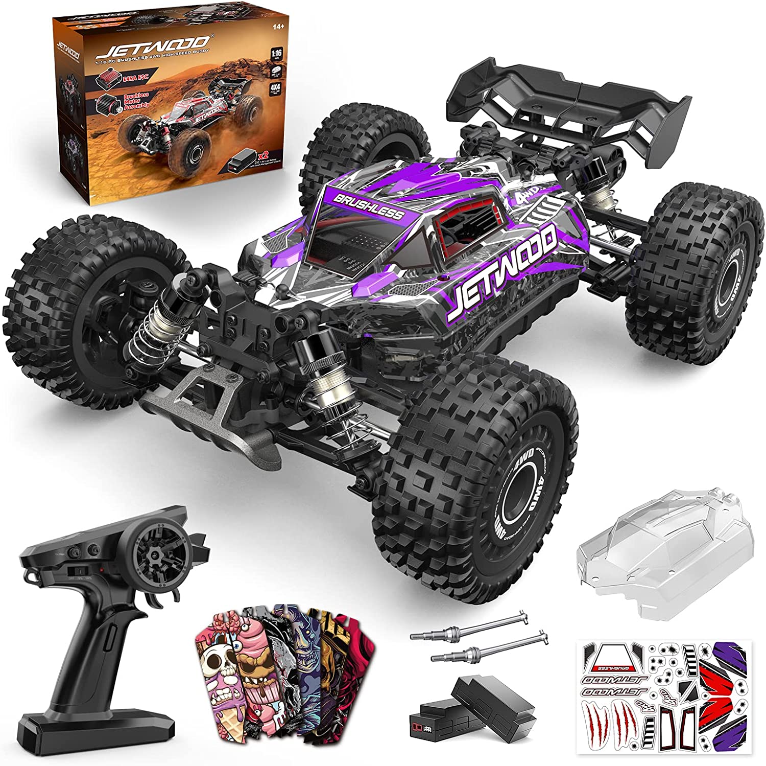 HYPER GO H16PL 1/16 RTR Brushless Offroad RC Buggy, Fast RC Race