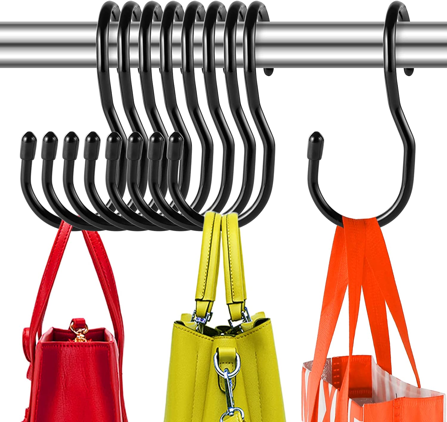 ROFLYER Purse Hook for TABLE3 Pack Instant Purse Holder Bag Hangerlong Womens Purse Hanger Handbag Pocketbook Holder Bag Storage Stylish Desk Accessor