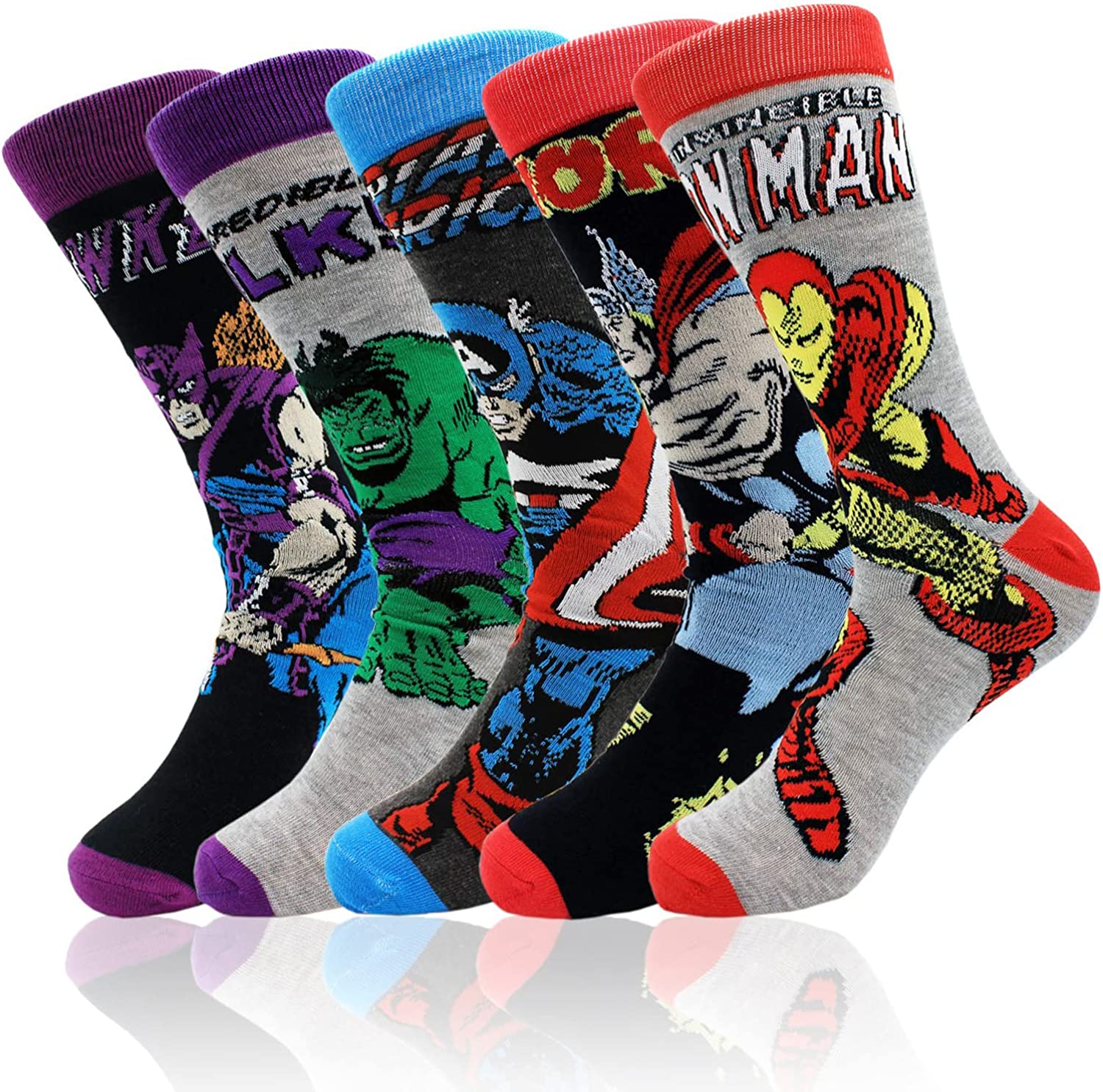 Bioworld Marvel Thor Costume Animigos Crew Socks