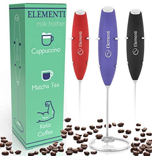 Buy Elementi Electric Coffee Whisk - Handheld Milk Frother
