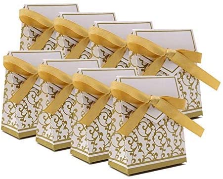 100 Pack Wedding Favor Boxes Laser Cut Boxes Party Favor Box Small