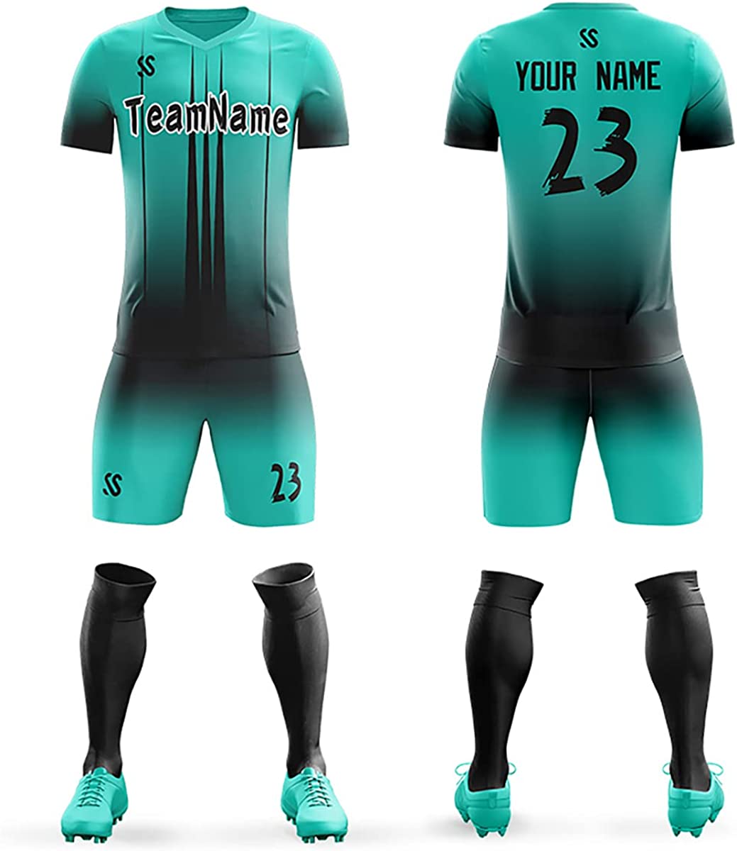 : LAIFU Custom Soccer Jerseys for Kids Youth Adult Personalized Soccer  Uniforms Shirts Shorts Set for Boys Girls : Clothing, Shoes & Jewelry