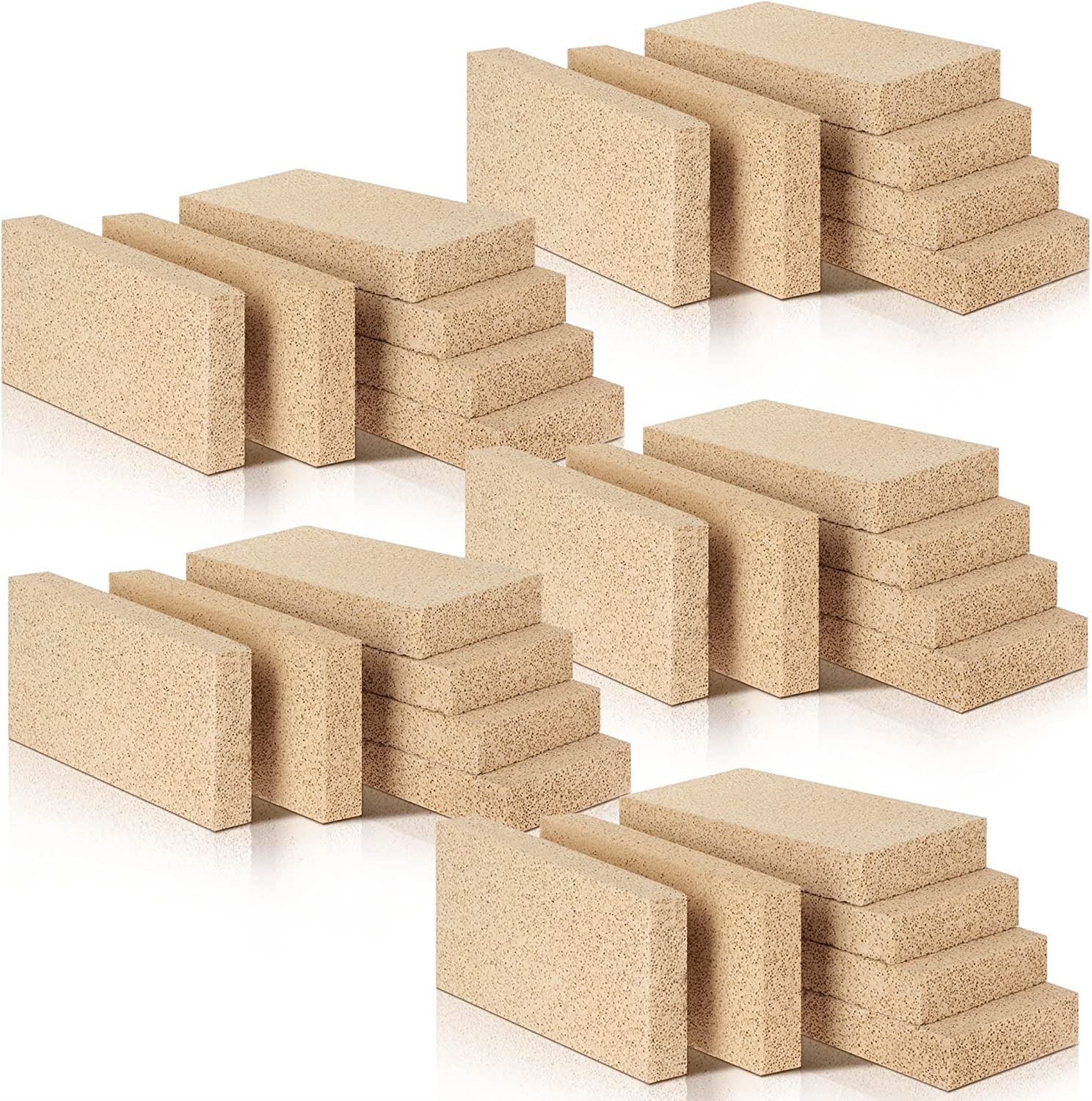Fire Bricks, Woodstove Firebricks, Size 9″ x 4-1/2″ x 2-1/2″, 2-Pack,  Insulating Fire Bricks, 2.5 Thick Clay Firebricks Replacement for Wood  Stoves