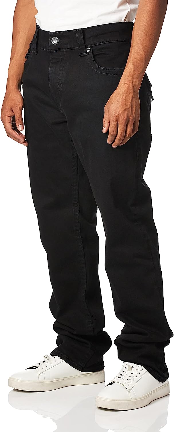 True Religion Men's Ricky Straight Leg Jean with Back Flap Pockets