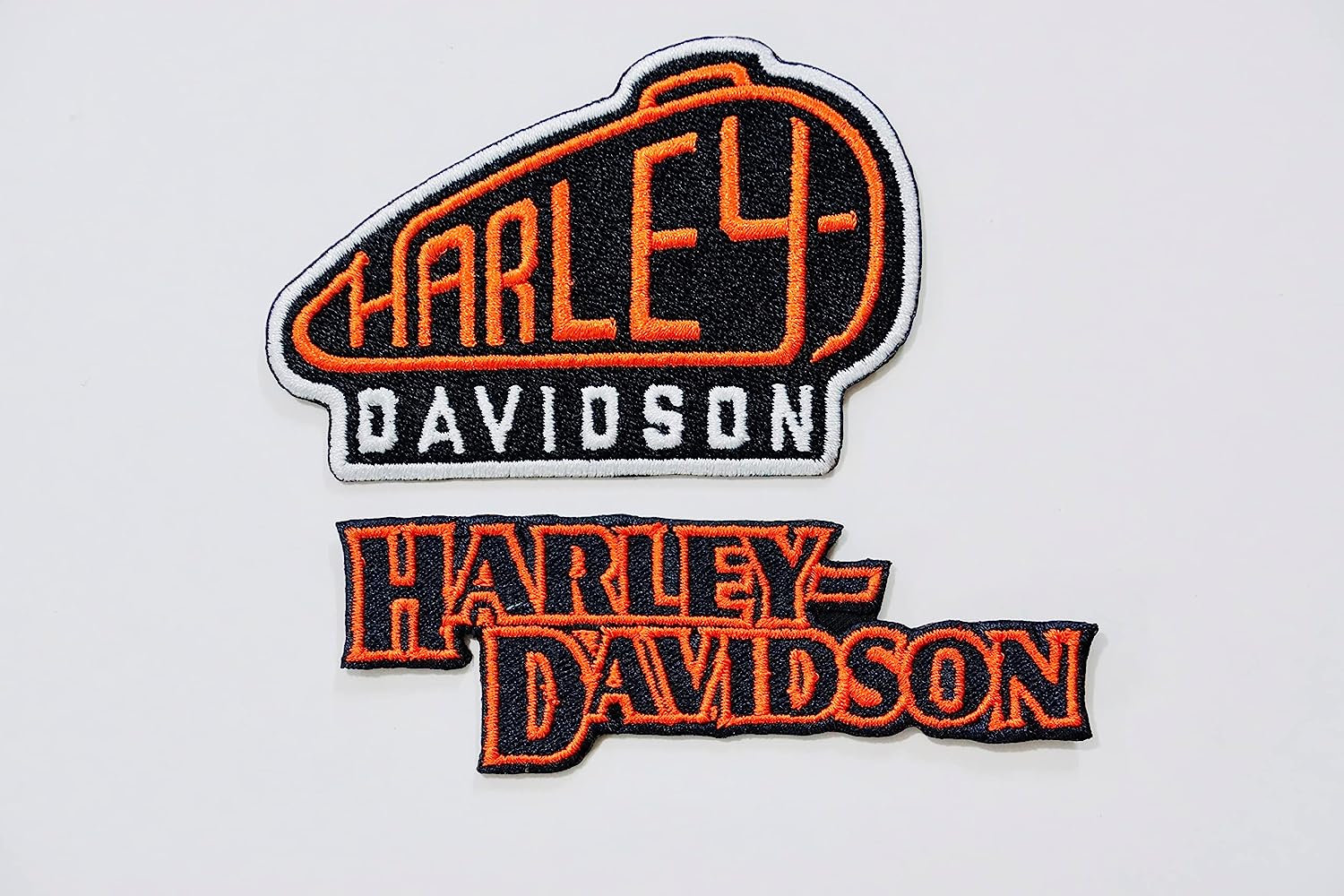 Harley-Davidson 10.25 in Embroidery Brown Eagle Bar & Shield Emblem Sew-On  Patch
