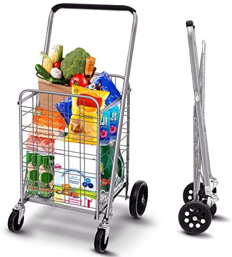 heavy duty grocery cart 200 lbs