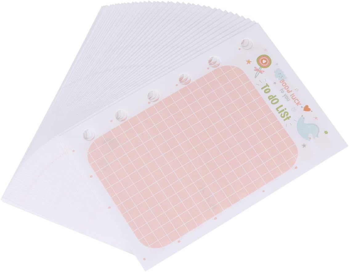 MALEDEN Refills Lined Paper, Refillable A6 Paper for 5x7 Journal Notebook  Inserts 200 Lined Pages