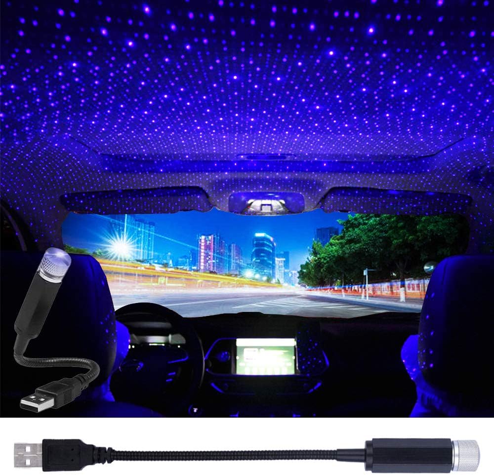 DEHERANE Interior Car LED Strip Lights, RGB 6 in 1 Ambient Lighting Kits  with 315 inches Fiber Optic, 16 Million Colors APP Wireless Bluetooth  Control