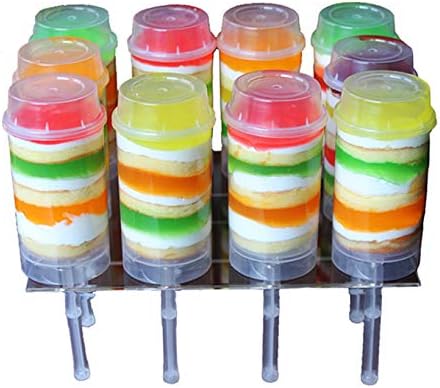 Martellato Cake Push Pops Containers with Lid, Pack of 100