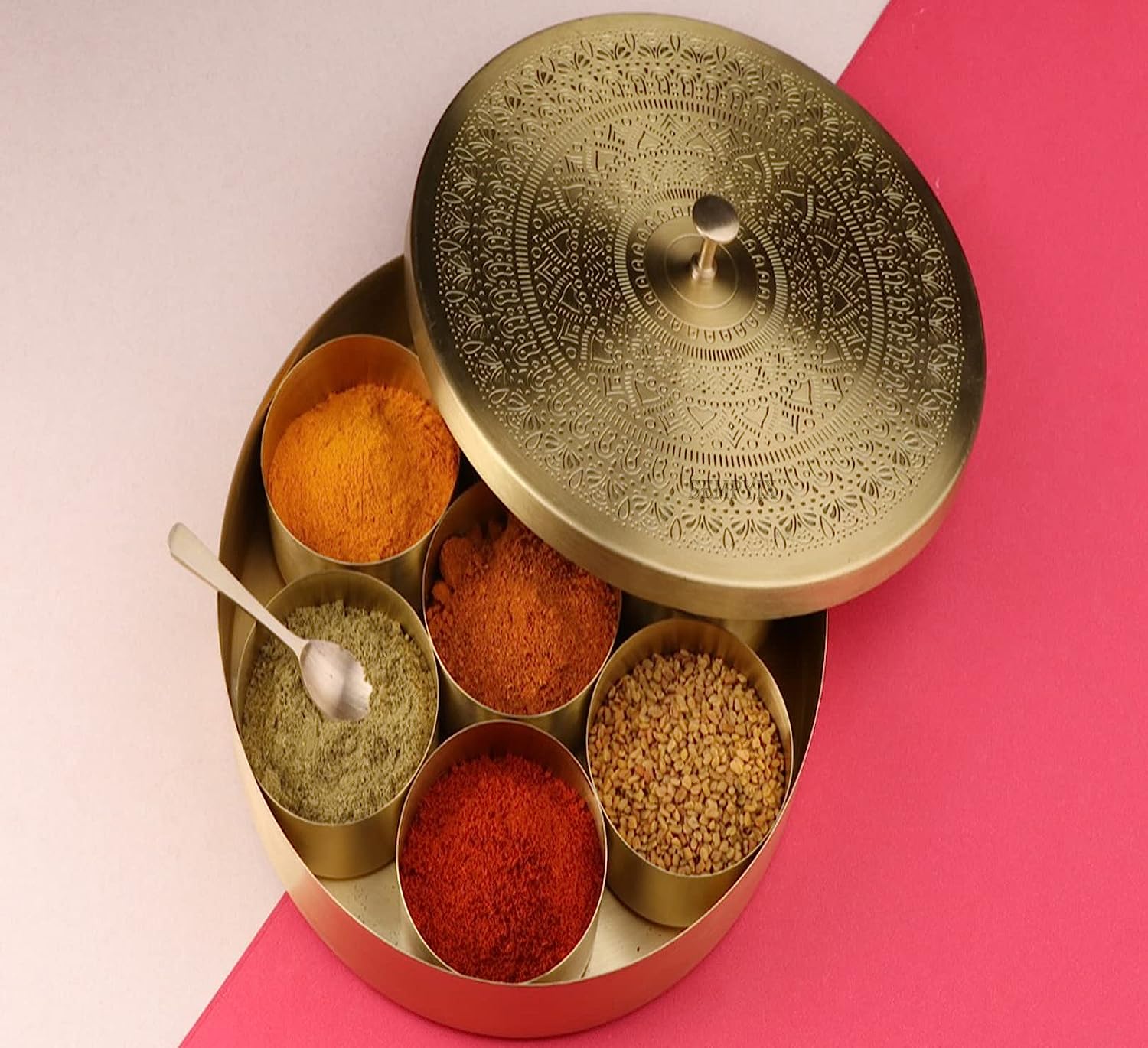 Masala Dabba Spice Storage Container - Mukti's Kitchen