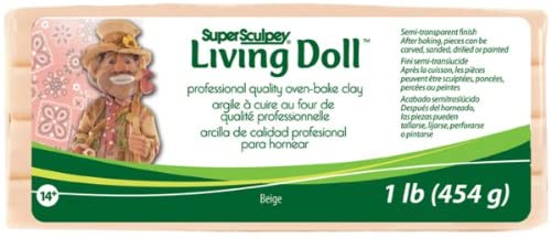 Sculpey Super Living Doll Clay 1 Pound Beige