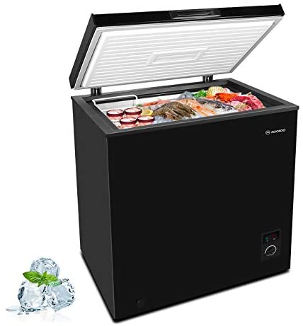 Moosoo chest freezer 3.5 cubic deals feet